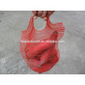 21x31cm rote Farbe Kartoffel Zwiebel Raschel Mesh-Tasche mit Griff